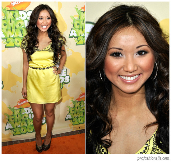 brenda-song-yellow-dress-kids-choice-awards-2009 - Brenda Song