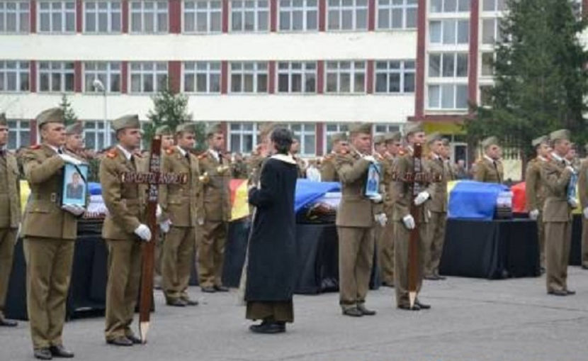 Ceremonialul militar și religios de la Sibiu - MILITARI CAZUȚI LA DATORIE