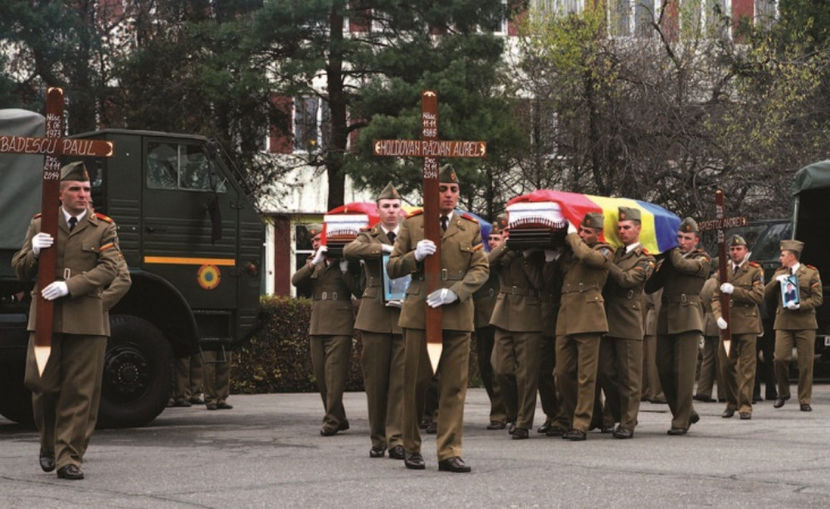 Ceremonialul militar și religios de la Sibiu - MILITARI CAZUȚI LA DATORIE