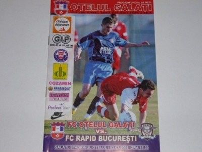 Otelul Galati Rapid Bucuresti 2007-2008 Program Meci - Otelul Galati Istorie Part 1