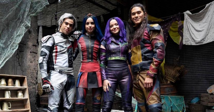 Carlos,Evie,Mal,Jay - Descendants