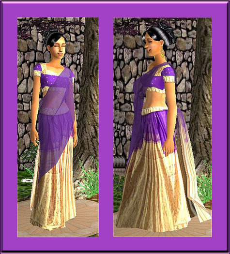 MTS2_bettye_290359_BJE_New_af_Sari-VioletGold - Imbracaminte indiana - Sari