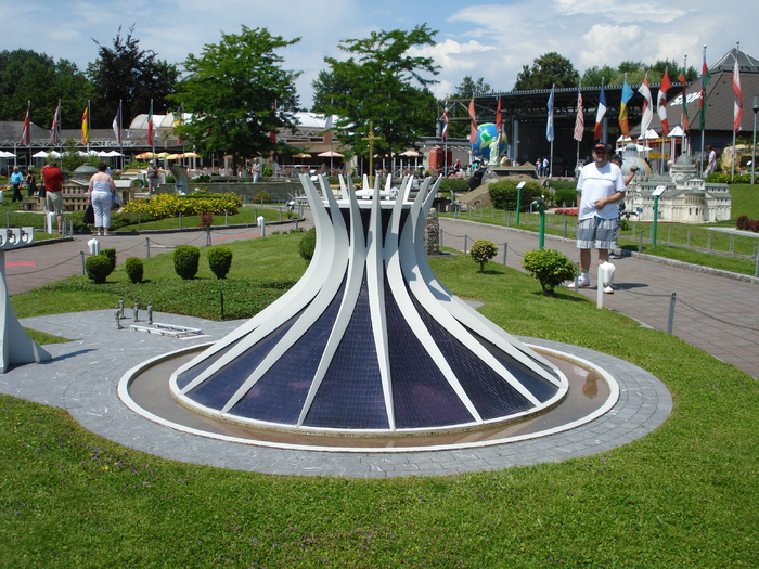 Cathedral of Brasília; Metropolitan Cathedral of Brasilia in miniature.
