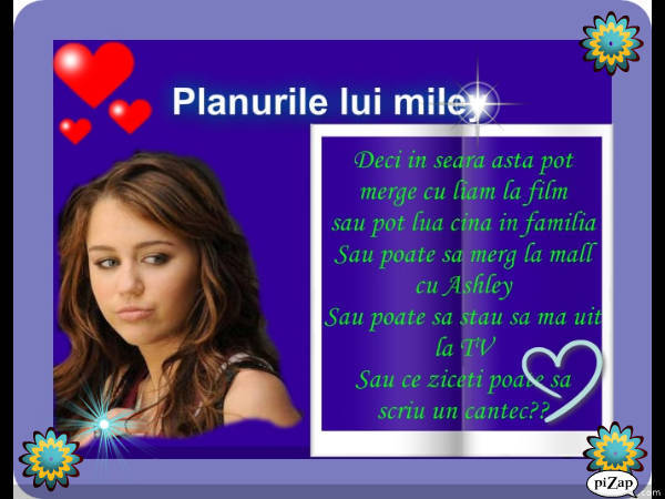 Planurile lui Miley