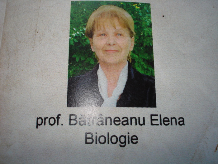 BATRANEANU ELENA-PROF.DE BIOLOGIE