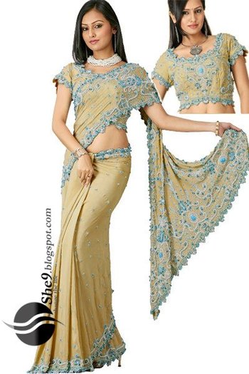 Butterfly Saree www_She9_blogspot_com