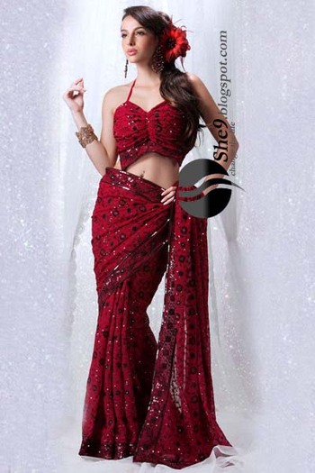 Fancy Saree Collection www_She9_blogspot_com (45)