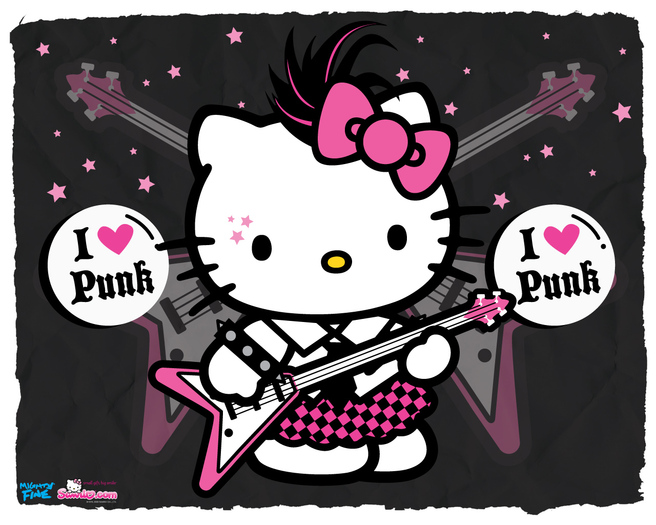 hello kitty emo-punk