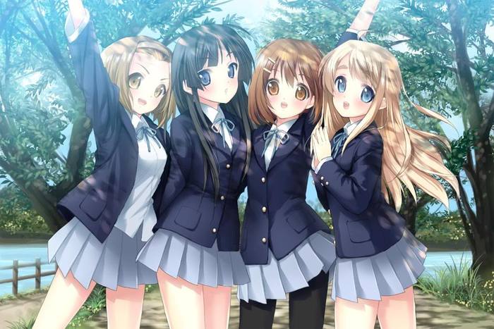 SchoolGirlGroup - ANIME - School