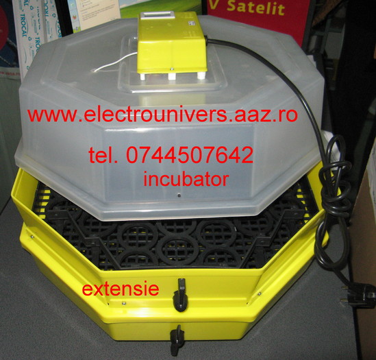 incubator dublu incubatoare oua; incubatoare oua Cleo www.electrounivers.com

