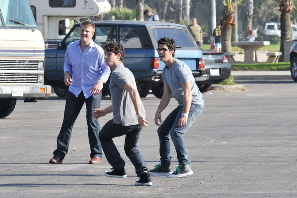 Jonas+Brothers+play+game+football+Santa+Monica+XCWDpb5rEcKl