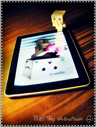 Danbo_on_iPad_by_aooeepharrharr