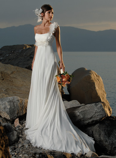 Beautiful-One-Shoulder-Wedding-Dress