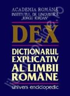 dictionarul limbi romane