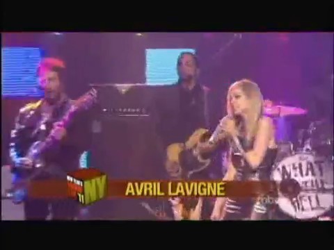 bscap0292 - Avril Lavigne live What the hell at Dick Clarks New Year