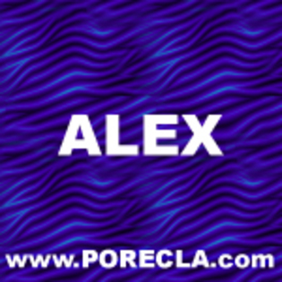 107-ALEX albastru mazim - Poze cu numele Alex