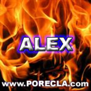 107-ALEX avatare cu foc - Poze cu numele Alex