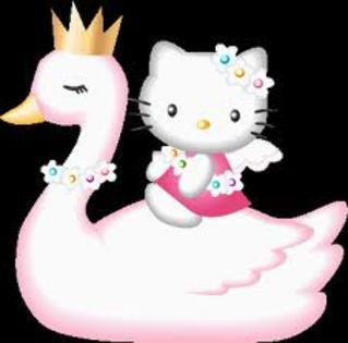 The Princess Hello Kitty and the bird
