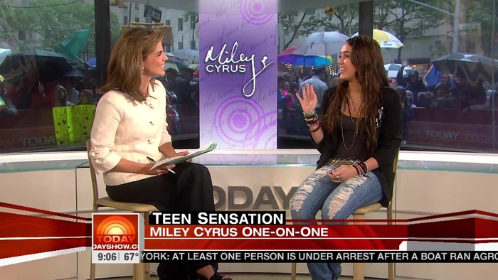 Miley Cyrus . HD 1080ip -  Interview   .live Today Show.HD 0134