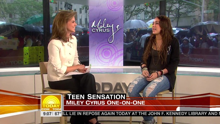 Miley Cyrus . HD 1080ip -  Interview   .live Today Show.HD 0290