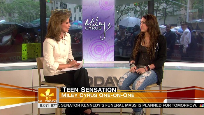 Miley Cyrus . HD 1080ip -  Interview   .live Today Show.HD 0341