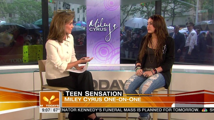 Miley Cyrus . HD 1080ip -  Interview   .live Today Show.HD 0342