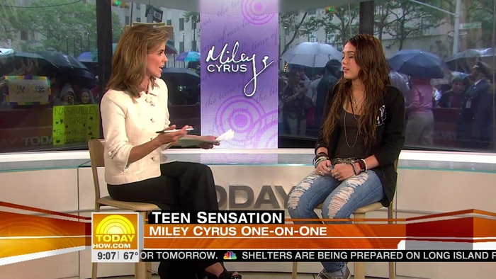 Miley Cyrus . HD 1080ip -  Interview   .live Today Show.HD 0356