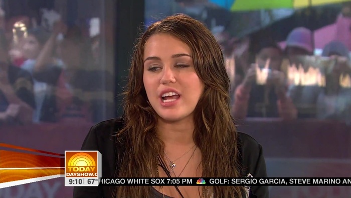 Miley Cyrus . HD 1080ip -  Interview   .live Today Show.HD 0878