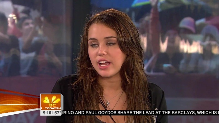 Miley Cyrus . HD 1080ip -  Interview   .live Today Show.HD 0896