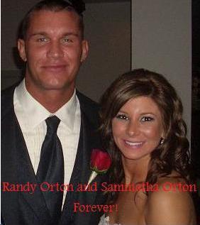 randy orton si sotia sa (2) - Randy Orton si familia