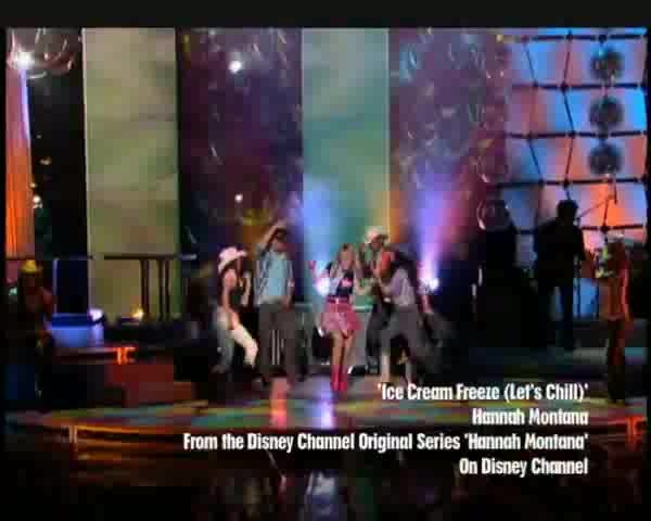 Hannah Montana - Let&#39;s Chill (Ice Cream Freeze) Music Video&rlm; 032 - 0-0 Hannah Montana - Lets Chill -Ice Cream Freeze