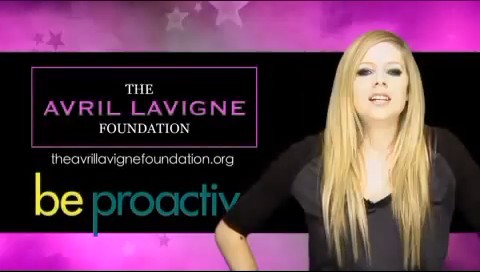 bscap0414 - The - Avril - Lavigne - Fundation - Be - Proactive - Campaign