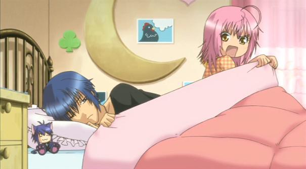 ikuto and amu sleep - Ikuto Tsukiyomi