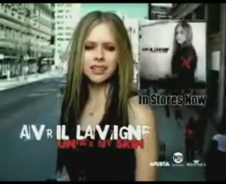 bscap0218 - Avril Lavigne - Under My Skin Album Commercial