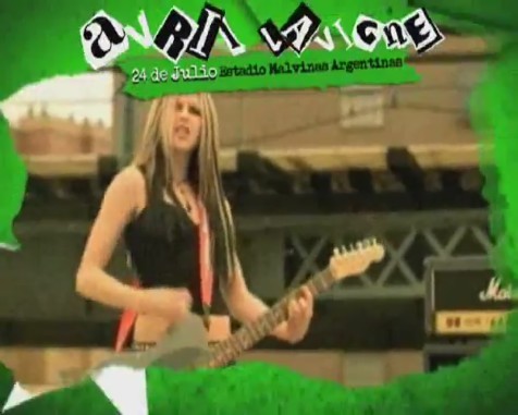 bscap0100 - Avril Lavigne en Buenos Aires 2011 - Black Star Tour commercial