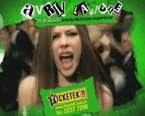 bscap0177 - Avril Lavigne en Buenos Aires 2011 - Black Star Tour commercial