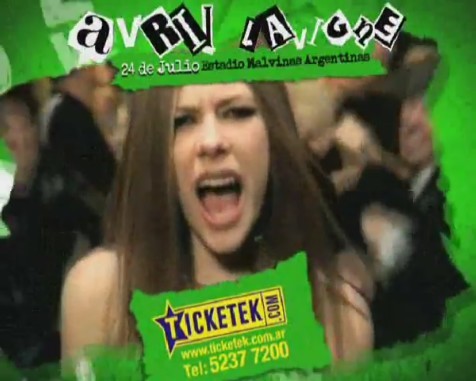 bscap0178 - Avril Lavigne en Buenos Aires 2011 - Black Star Tour commercial