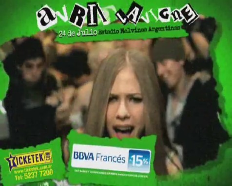 bscap0217 - Avril Lavigne en Buenos Aires 2011 - Black Star Tour commercial