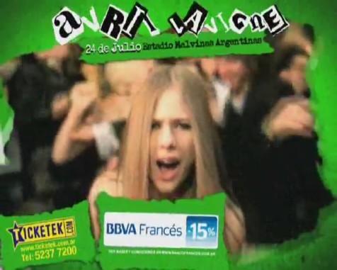 bscap0235 - Avril Lavigne en Buenos Aires 2011 - Black Star Tour commercial