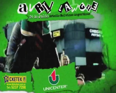 bscap0350 - Avril Lavigne en Buenos Aires 2011 - Black Star Tour commercial