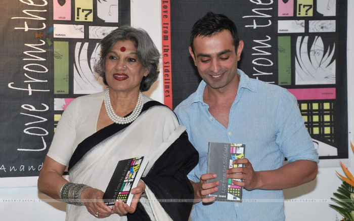 87333-tv-actor-mayank-anand-book-launch-love-from-the-sidelines-at-ici[1] - Rahul-Mayank Anand