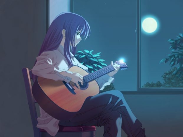 AnimeGirlPlayGuitar