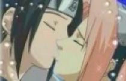 sasusaku kiss