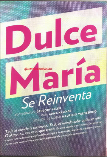 1zv8uhg - Xx Dulce maria in reviste