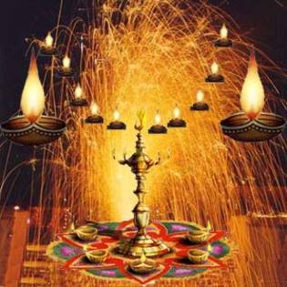 3.Diwali  simbolul victoriei luminii asupra întunericului