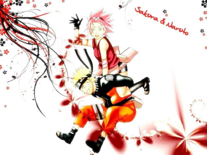 naruto-and-sakura-red - NARUTO