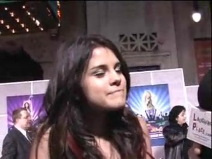 Selena Gomez at the Premiere for Hannah Montana Concert 072