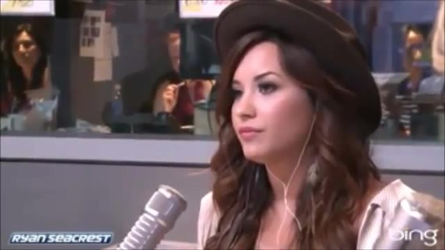 Demi Lovato\'s Interview with Ryan Seacrest -Skyscraper premier [Full] 0780