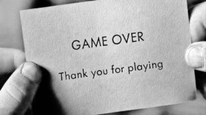 Cica , s`a terminat ! :-j Game over ! Multumesc ca ai jucat ! :-j