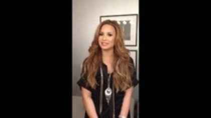 Demi Lovato - Video Message for Italy (55)